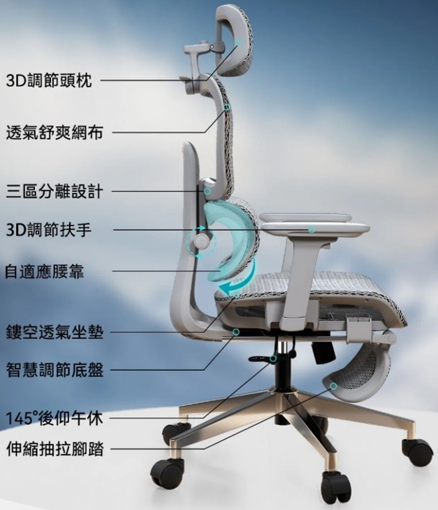 太空艙人體工學椅